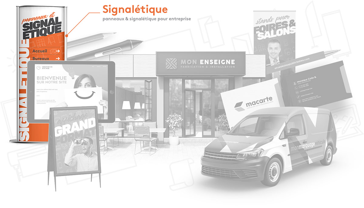 Signalétique panneaux & signalétique pour entreprise